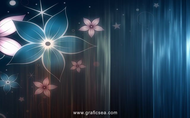 Floral Shining Wallpaper photo studio image free download