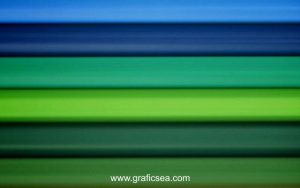 Green Blue Shade Wall