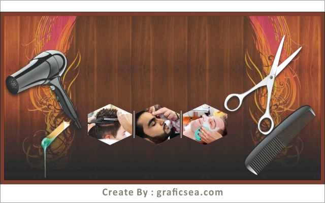 Creative Background Design Hair Salon Free