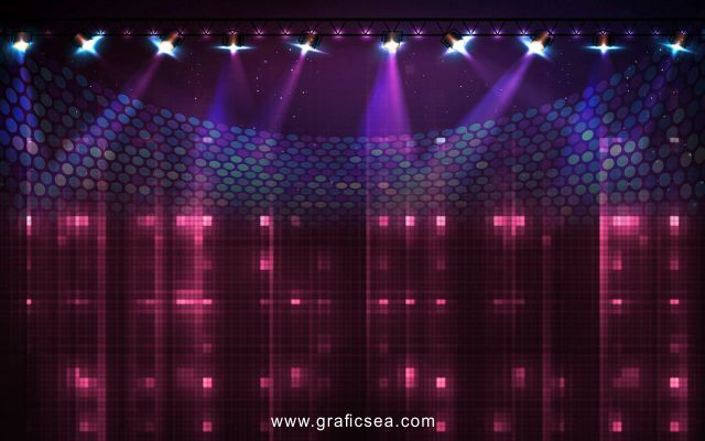 Lights Night Music Stage Background wallpaper free