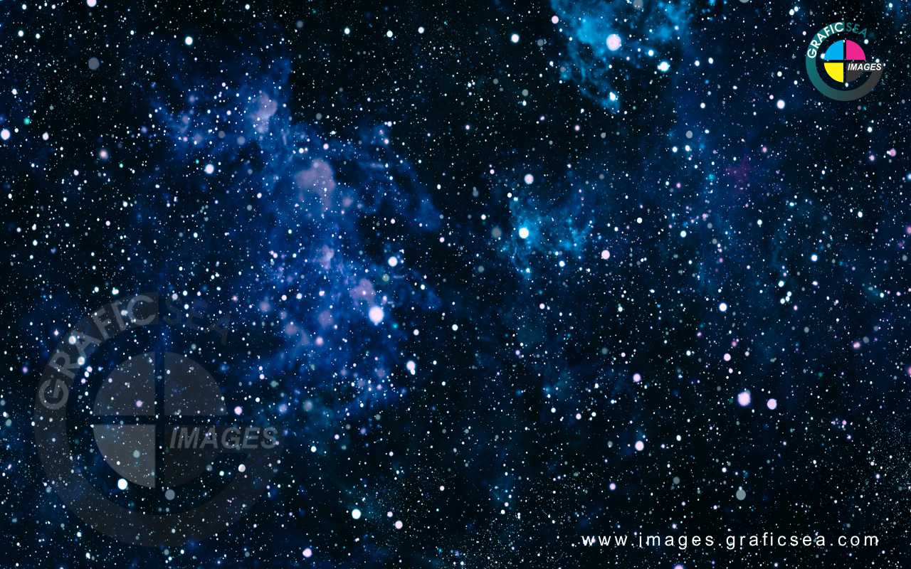 Blue Night Sky Particles Background Image Free Download