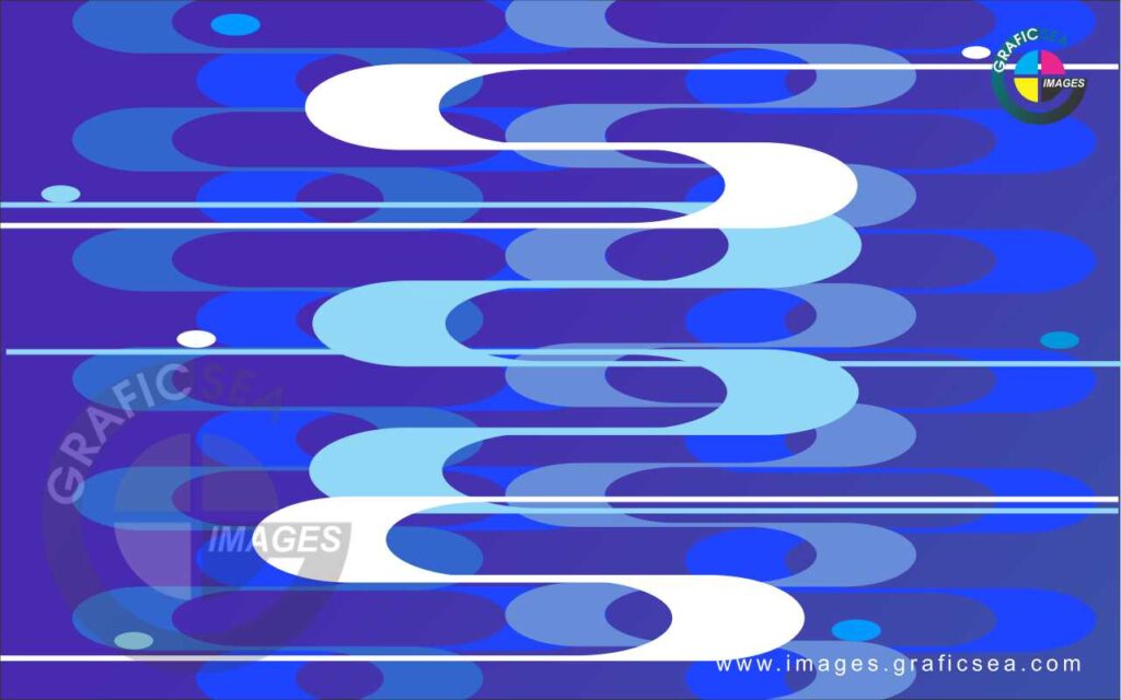Blue Shades Graphic Art CDR Wallpaper Free Download - Images