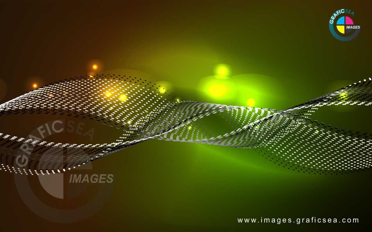 Dark Green Abstract Particles CDR Wallpaper Free Download