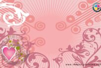 Floral Pattern Art Love Heart CDR Wallpaper