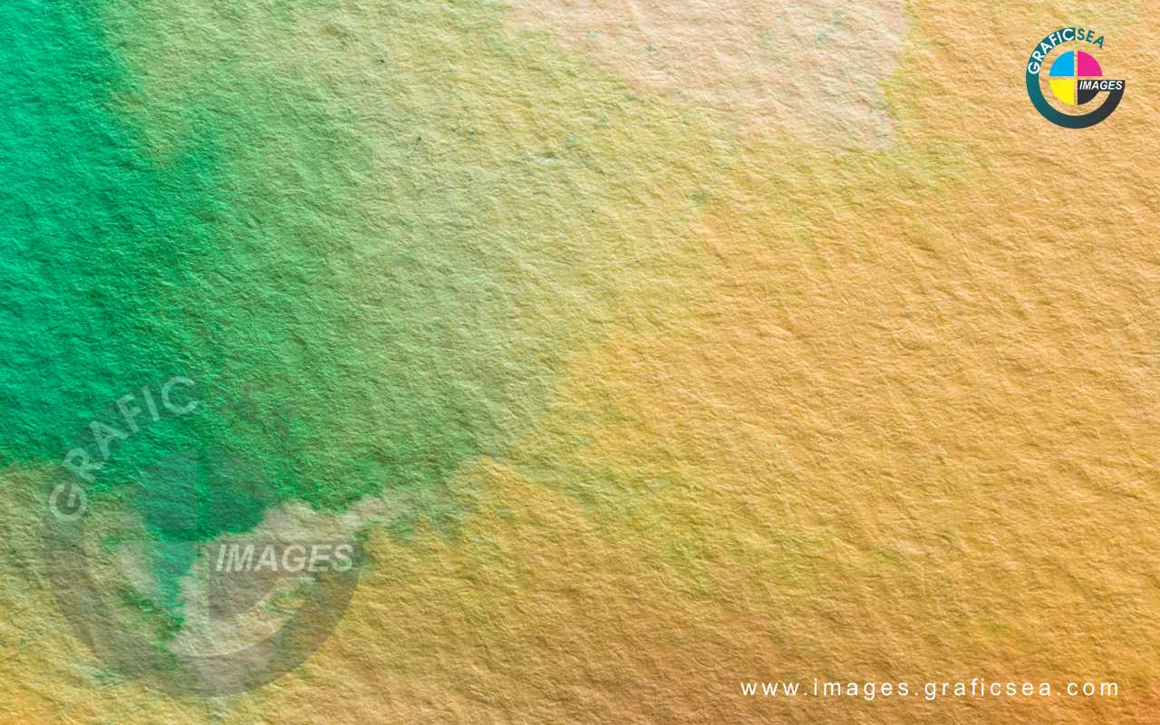 Golden and Green Texture Splash Wallpaper Free Download