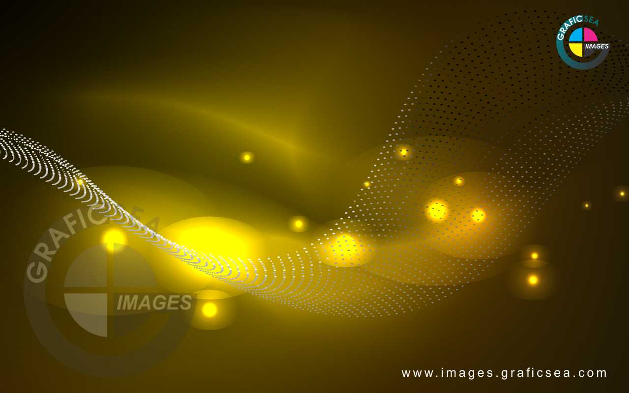 Goldish Wavy Abstract Effect CDR Wallpaper Free Download