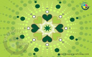Green Gradient Wall Frame CDR Wallpaper