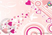 Love Heart GIft Paper CDR Wallpaper