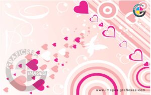 Love Heart GIft Paper CDR Wallpaper
