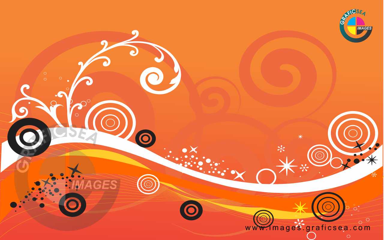 Orange Red Gradient CDR Wallpaper Free Download