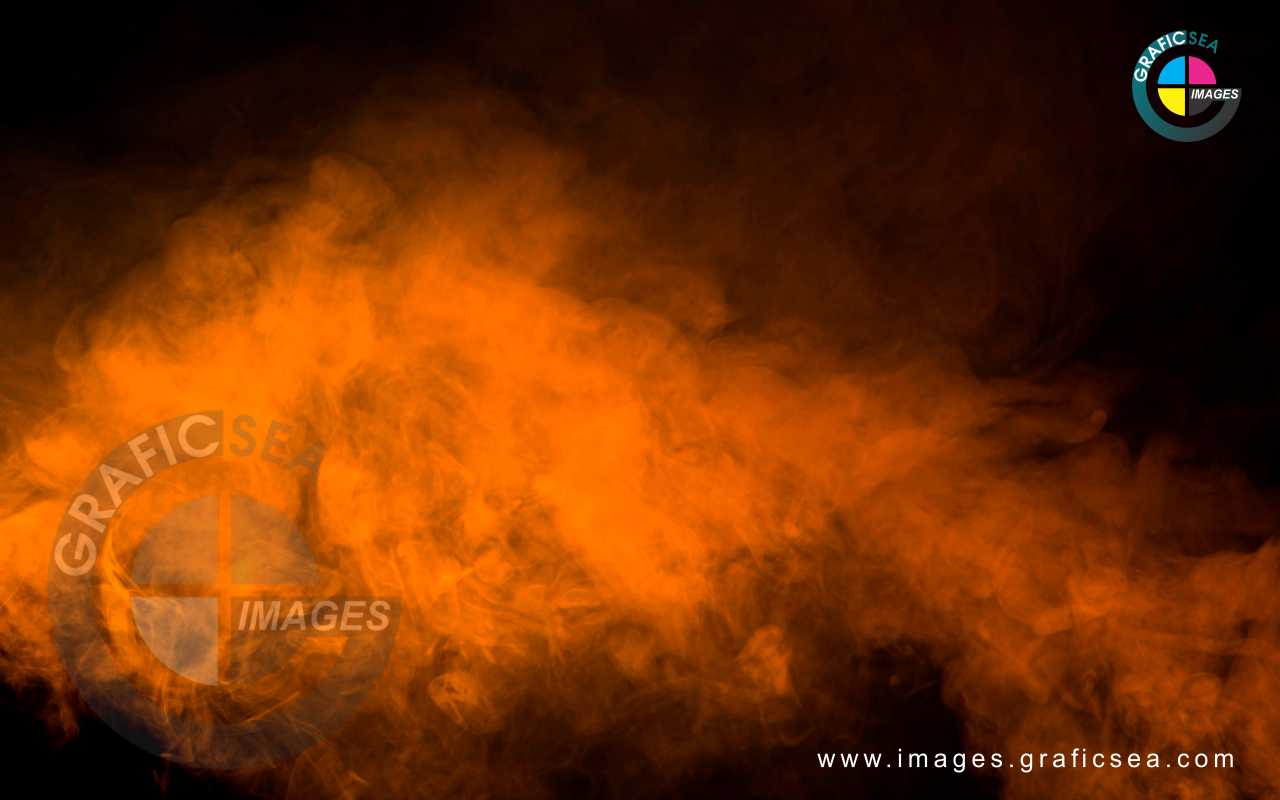 Golden Smoke Particles Background Image