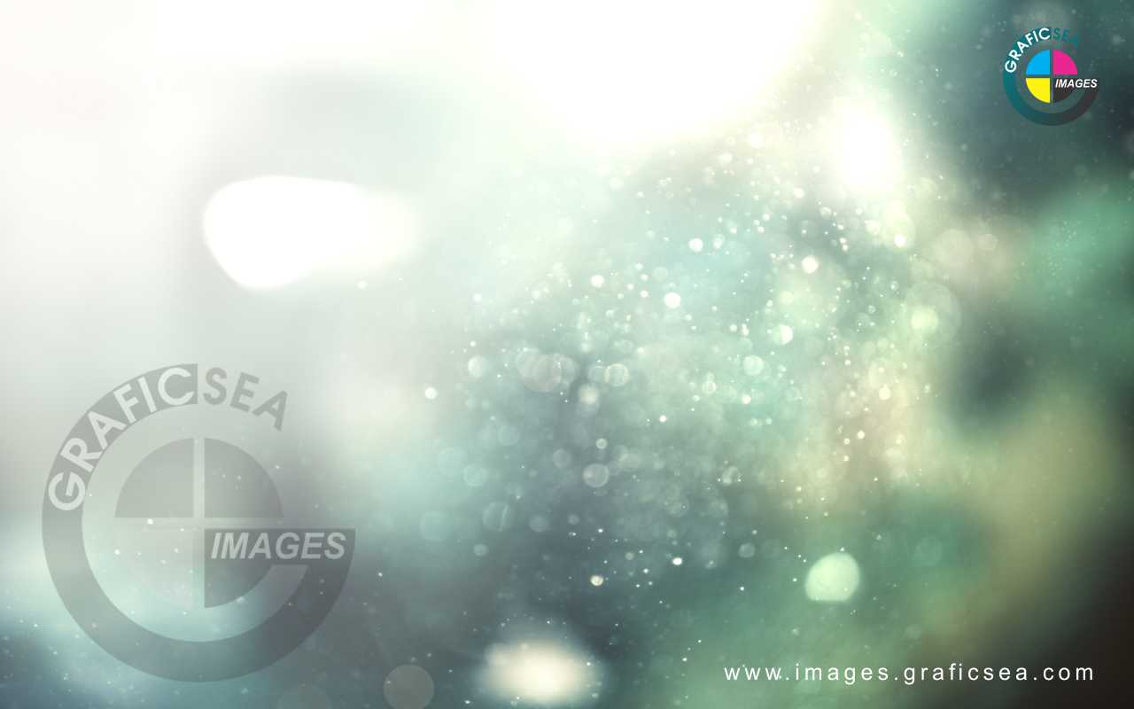 Green Boke Style Background Image Free Download