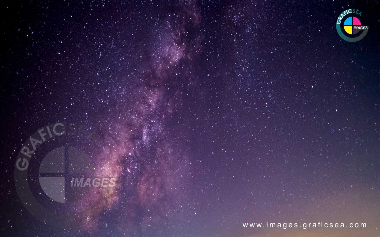 Night Sky Space Stars Desktop Wallpaper