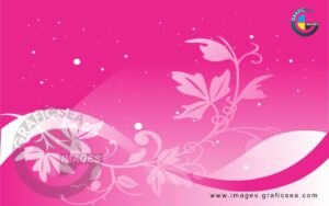 Pink Floral Party Back CDR Wallpaper