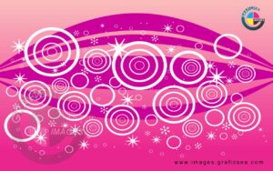 Pink Shade with White Circle CDR Wallpaper