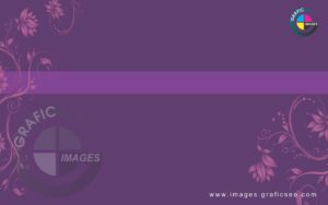 Purple Luxury Floral Art CDR Wallpaper
