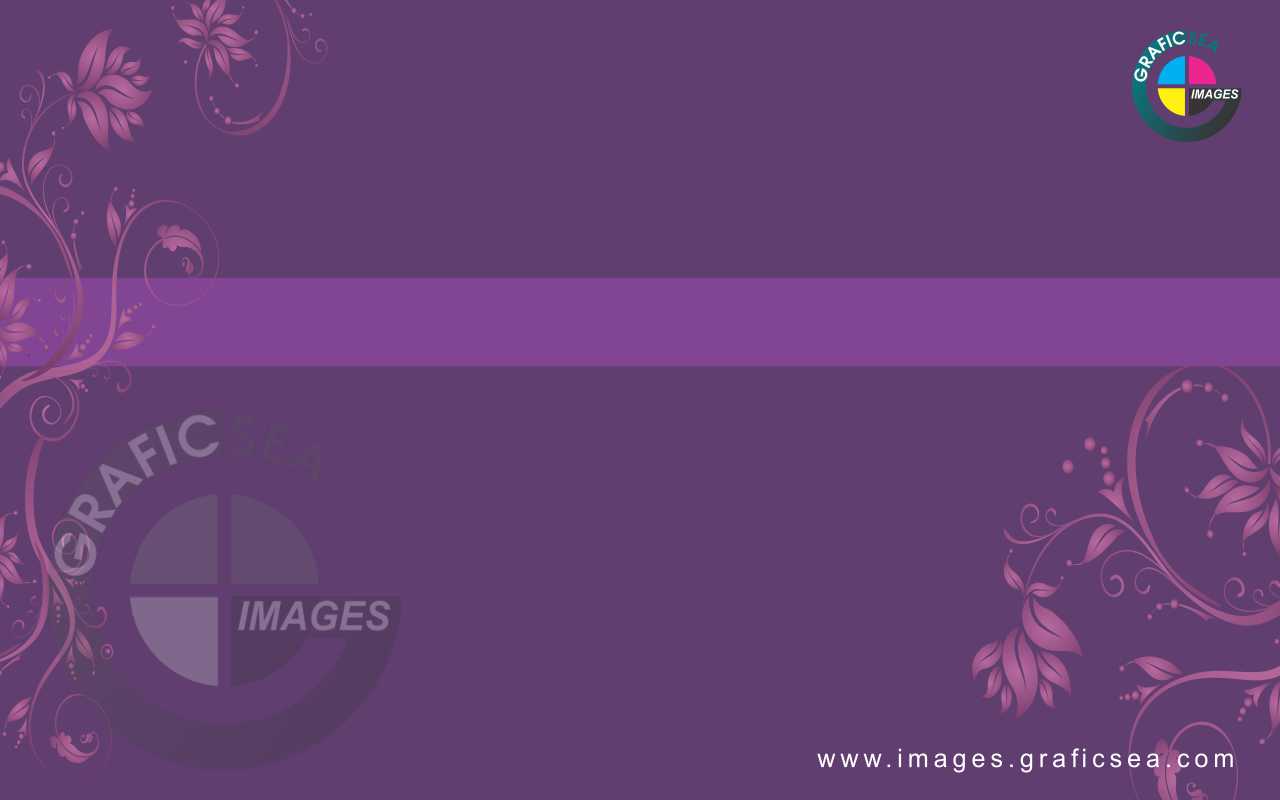 Purple Luxury Floral Art CDR Wallpaper Free Download