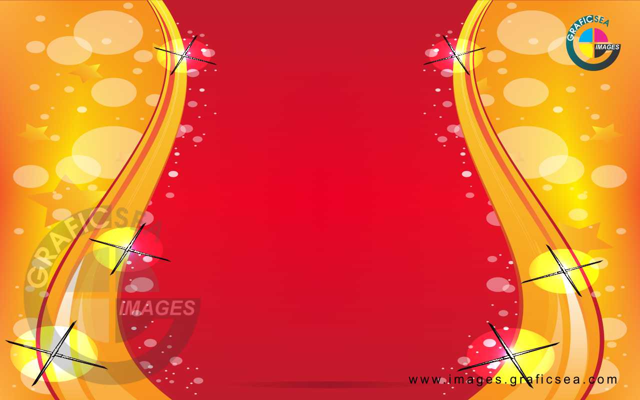 Red Back with Golden Particles CDR Wallpaper Free Download