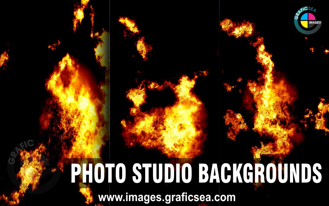 3 Fire Photo Art Background Wallpaper Free Download - Images